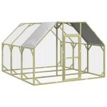 Vidaxl poulailler 268x300x190 cm bois de pin massif imprégné Vidaxl poulailler 268x300x190 cm bois de pin massif imprégné