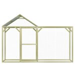 Vidaxl poulailler 3x1, 5x2 m pinde imprgne