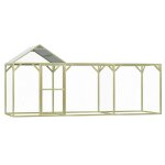 Vidaxl poulailler 4, 5x1, 5x2 m bois de pin impr�gn�