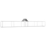Vidaxl poulailler 9 x 1 x 1, 5 m acier galvanis�