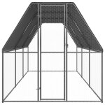 Vidaxl poulailler d'ext�rieur 2x6x2 m acier galvanis�