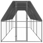 Vidaxl poulailler d'extérieur 2x8x2 m acier galvanisé Vidaxl poulailler d'extérieur 2x8x2 m acier galvanisé