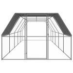 Vidaxl poulailler d'ext�rieur 3x10x2 m acier galvanis�