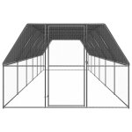 Vidaxl poulailler d'extérieur 3x12x2 m acier galvanisé Vidaxl poulailler d'extérieur 3x12x2 m acier galvanisé