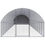 Vidaxl poulailler d'extérieur 3x16x2 m acier galvanisé Vidaxl poulailler d'extérieur 3x16x2 m acier galvanisé