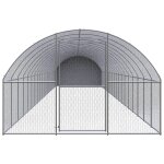 Vidaxl poulailler d'ext�rieur 3x20x2 m acier galvanis�