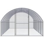 Vidaxl poulailler d'ext�rieur 3x6x2 m acier galvanis�