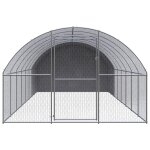 Vidaxl poulailler d'extérieur 3x8x2 m acier galvanisé Vidaxl poulailler d'extérieur 3x8x2 m acier galvanisé
