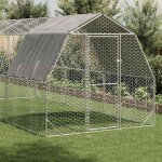 Vidaxl poulailler avec toit 2, 5x6x2, 25 m acier galvanisé Vidaxl poulailler avec toit 2, 5x6x2, 25 m acier galvanisé