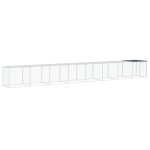 Vidaxl poulailler avec toit anthracite 803x98x90 cm acier galvanis�