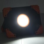 Vidaxl projecteur � led portable abs 10 w blanc froid