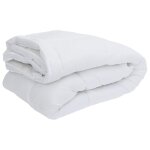 Vidaxl protge - matelas blanc 140x220 cm