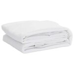 Vidaxl protge - matelas blanc 200x220 cm impermable