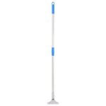 Vidaxl raclettes � plancher 5 pcs 75x122, 5 cm acier et caoutchouc