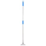 Vidaxl raclette  plancher 60, 5x119, 5 cm acier et caoutchouc