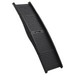 Vidaxl rampe pliable pour chien noir 153x40x12, 5 cm plastique