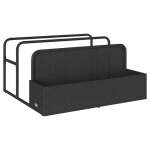 Vidaxl rangement pour matelas gonflables de piscine noir 110 x 100 x 57 cm en rotin synth�tique