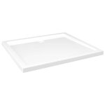 Vidaxl receveur de douche rectangulaire abs blanc 80x90 cm Vidaxl receveur de douche rectangulaire abs blanc 80x90 cm