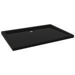 Vidaxl receveur de douche rectangulaire abs noir 70x100 cm