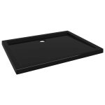 Vidaxl receveur de douche rectangulaire abs noir 80x100 cm Vidaxl receveur de douche rectangulaire abs noir 80x100 cm