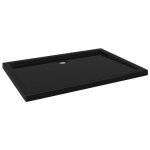 Vidaxl receveur de douche rectangulaire abs noir 80x110 cm Vidaxl receveur de douche rectangulaire abs noir 80x110 cm