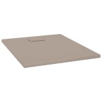 Vidaxl receveur de douche smc marron 100x80 cm