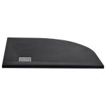 Vidaxl receveur de douche smc noir 90x90 cm
