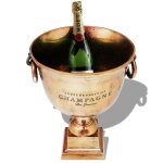 Vidaxl refroidisseur � champagne coupe de troph�e cuivre marron