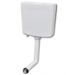 Vidaxl rservoir de wc avec entre d'eau infrieure 3 / 6 l blanc