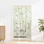 Vidaxl rideau anti - insectes imprim 100x220 cm bambou