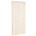 Vidaxl rideau anti - mouches beige et blanc 56x200 cm chenille Vidaxl rideau anti - mouches beige et blanc 56x200 cm chenille