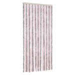Vidaxl rideau anti - mouches gris argenté et rose 90x220 cm chenille Vidaxl rideau anti - mouches gris argenté et rose 90x220 cm chenille