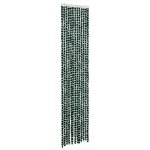 Vidaxl rideau anti - mouches vert et blanc 56x200 cm chenille