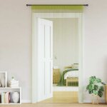 Vidaxl rideau en fils 2 pcs 100 x 250 cm vert