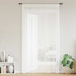 Vidaxl rideau en fils 2 pcs 140 x 250 cm blanc