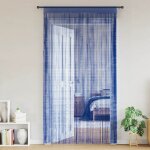 Vidaxl rideau en fils 2 pcs 140 x 250 cm bleu Vidaxl rideau en fils 2 pcs 140 x 250 cm bleu