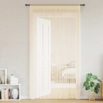 Vidaxl rideau en fils 2 pcs 140 x 250 cm cr�me