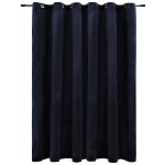 Vidaxl rideau occultant avec anneaux en métal velours noir 290x245 cm Vidaxl rideau occultant avec anneaux en métal velours noir 290x245 cm