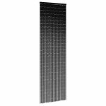Vidaxl rideau de porte anti - insectes pour camping - car gris fonc� 56 x 185 cm bambou