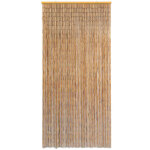 Vidaxl rideau de porte contre insectes bambou 100 x 220 cm Vidaxl rideau de porte contre insectes bambou 100 x 220 cm