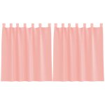 Vidaxl rideaux en voile avec boucles 2 pcs rose 140x140 cm Vidaxl rideaux en voile avec boucles 2 pcs rose 140x140 cm