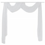 Vidaxl rideau en voile fine 140x600 cm blanc