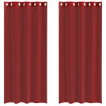 Vidaxl rideaux en voile avec ?illets 2 pcs rouge bordeaux Vidaxl rideaux en voile avec ?illets 2 pcs rouge bordeaux