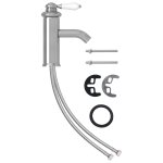 Vidaxl robinet de lavabo de salle de bain argenté 130x180 mm Vidaxl robinet de lavabo de salle de bain argenté 130x180 mm