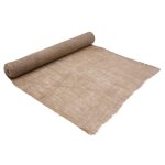 Vidaxl filet en jute de jardin 100 cm x 5 m 180 gsm 100 % jute tossa