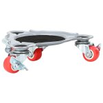 Vidaxl roulettes pour meubles 4 pi�ces avec �l�vateur 14, 5 x 13, 5 x 4 cm acier 400 kg