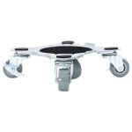 Vidaxl roulettes pour meubles 4 pi�ces avec �l�vateur 15, 5 x 15, 5 x 5, 5 cm acier 1�000 kg