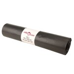 Vidaxl sacs poubelles 250 pcs noir 120 l