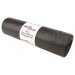 Vidaxl sacs poubelles avec cordons 150 pcs noir 240 l