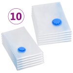 Vidaxl sacs de voyage sous vide sacs de vtements 2 tailles 10 pcs